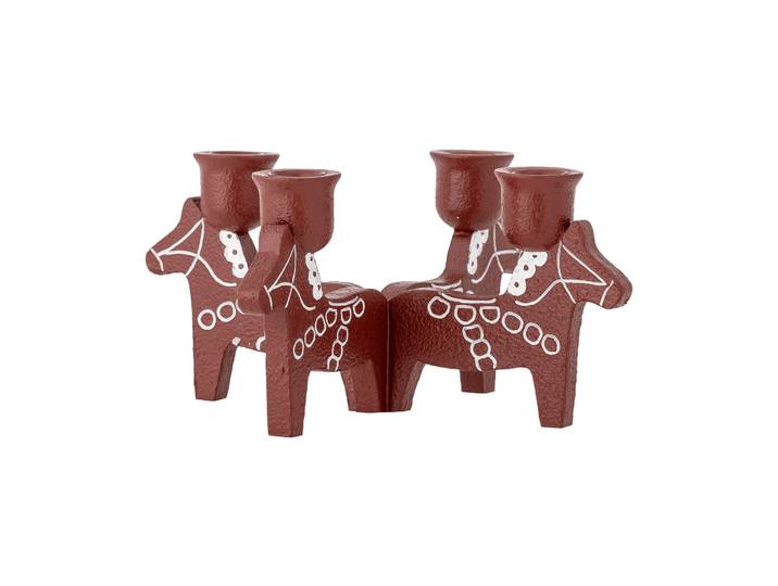 Bloomingville Bougeoir de l’Avent chiffres Rouge, 23 cm