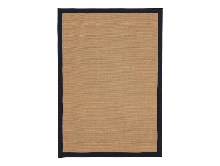 Tapis en jute Bafor Noir/Noir 80 x 150cm 100 % jute