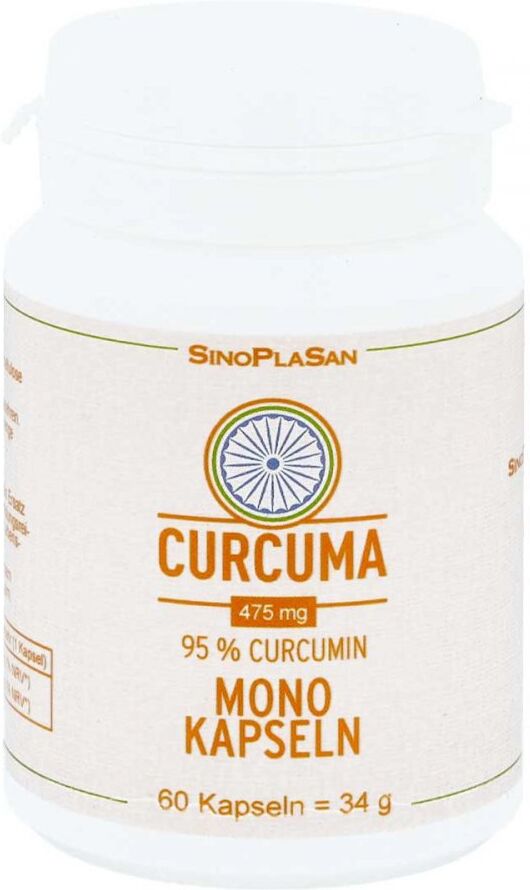 Curcuma 475 mg 95% Curcumin Mono-kapseln 60stk