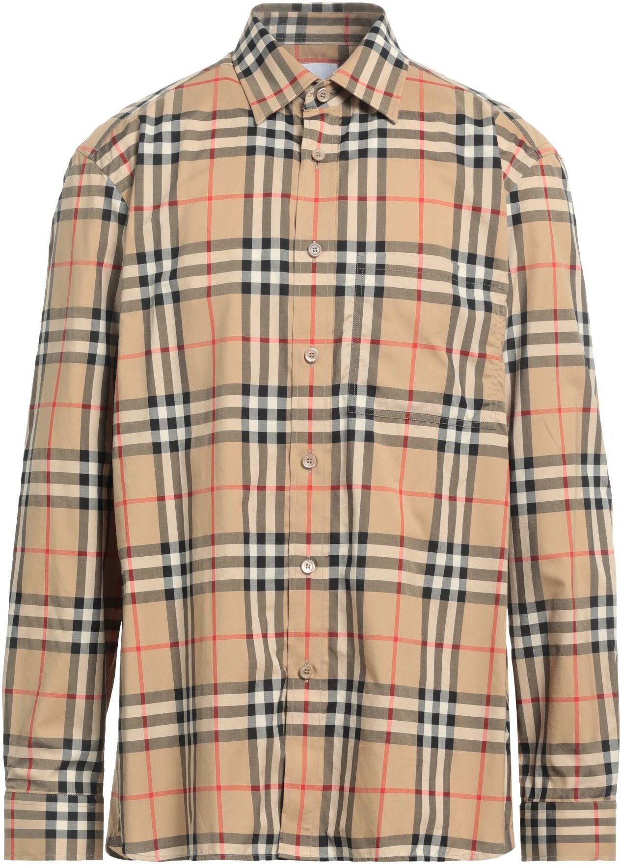 Burberry Camisa Hombre Camel M Hombre
