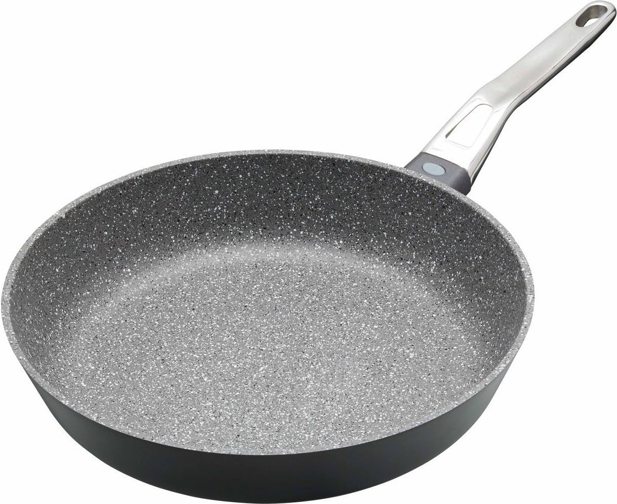 MasterClass anti-aanbak koekenpan van gegoten aluminium, grijs, 28 cm