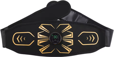 Inspire Curations EMS Muscle Stimulator Belt Rechargeable Abdominal Training Belt With 10 Electrodes, 10 Modes & 30 Intensity Levels 10 Electrode Pad