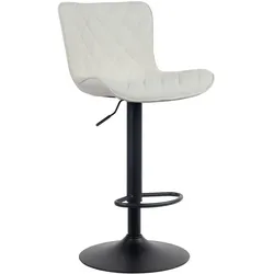 CLP Barhocker Emma Stoff   Farbe: creme, Material: Stoff