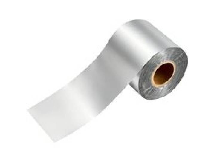 VEVOR Heißprägefolie 6 cm x 120 m Extra Lange Silberne Heißprägefolienrolle, Kompatibel mit der VEVOR Stanz- & Prägemaschine für Beheiztes Leder, Satte Farben, Feine Textur, für Papier Holz & Kunststoff