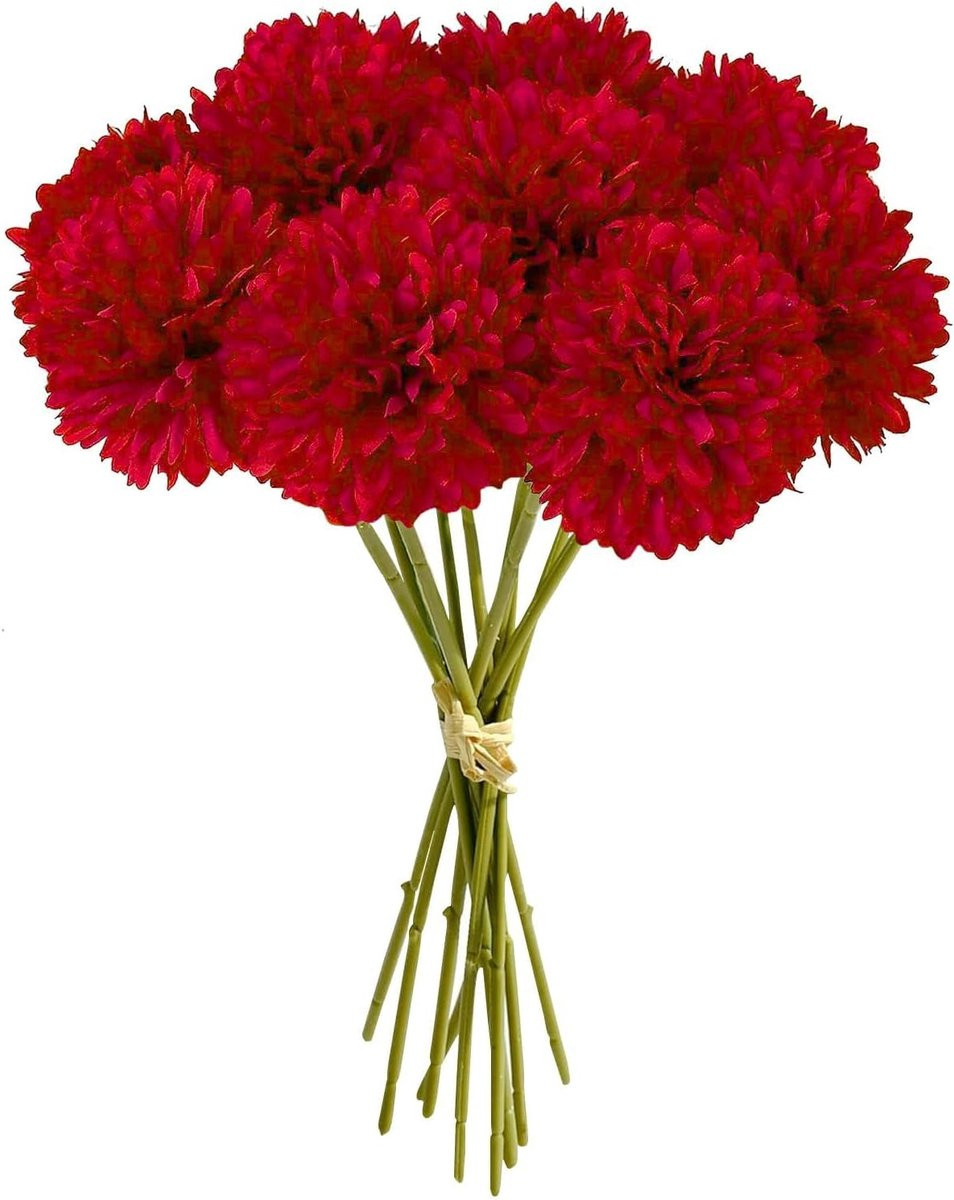 Dailygoods Kunsthortensia 12 stuks - Realistische zijden nepbloemen voor decoratie