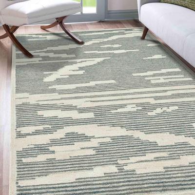 Amer Rugs Hand-woven Menlo Park Orange Saree Silk Rug (8' x 10') - 8' x 10'/Surplus