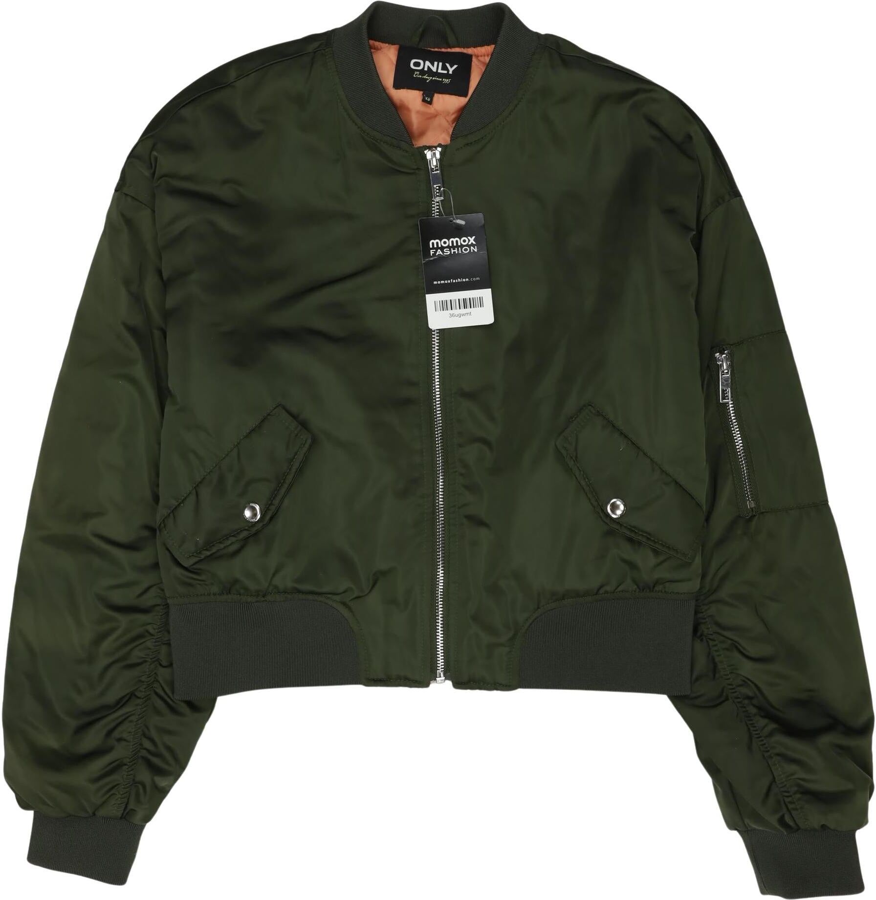 Only Mädchen Jacke oder Mantel, Grün, Gr. XS, Synthetik - Second Hand