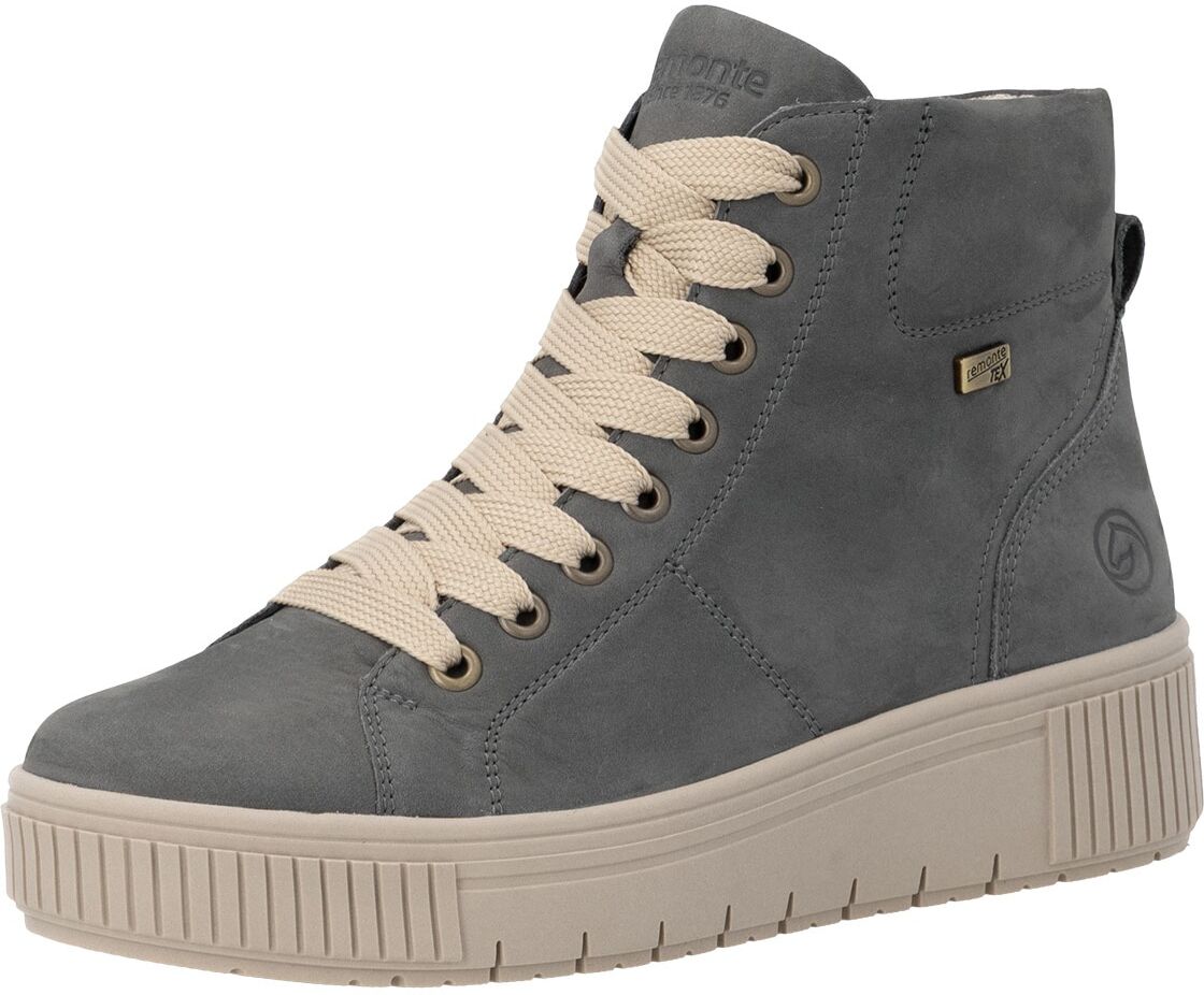 Stiefelette REMONTE "Stiefelette", Damen, Gr. 39, grau, Schuhe Stiefelette