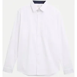 Slim-Fit Hemd Weiß XL