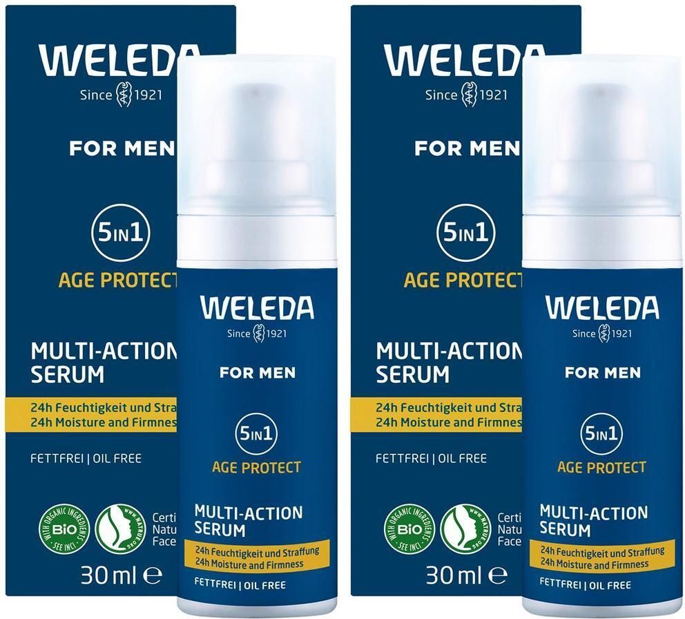 Weleda For Men 5in1 Multi-Action Serum 2x 2x30 ml Gel