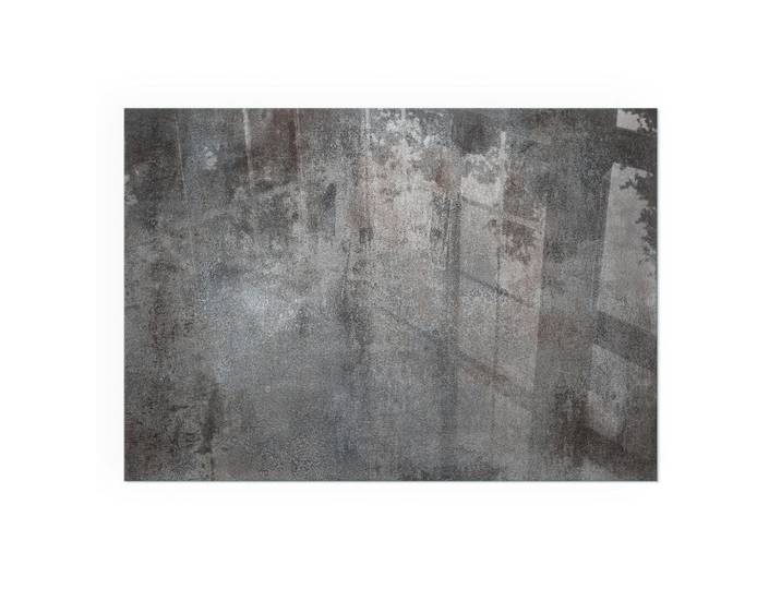 Tulup Kaminbodenplatte 100x70 cm - Rohe Oberflächenstruktur, Grau, Glas, Rechteckig, 100x70x0.4 cm, Elektrogeräte, Heizgeräte, Elektrokamine