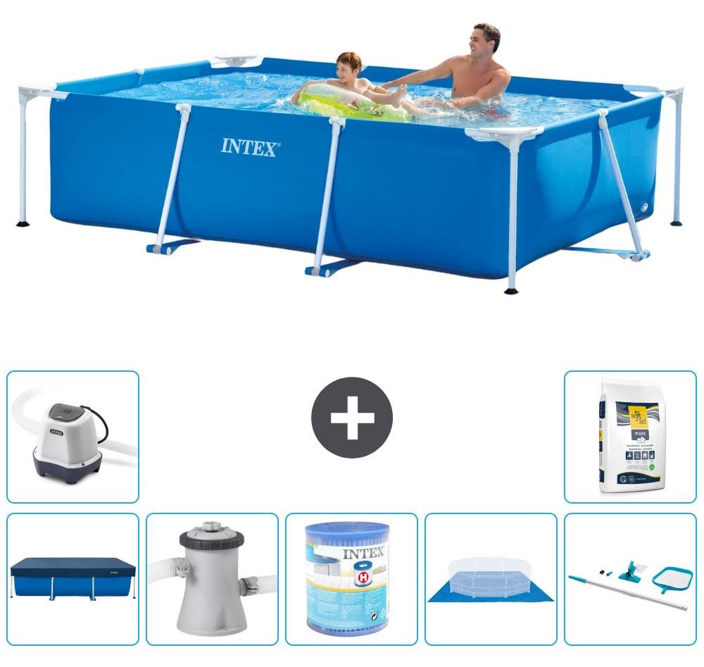Rechteckiger Frame Pool - 260x160x65 cm - 8-teilig S30095