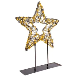 Lumineo Micro LED-Stern 37cm X-MAS - H ca. 37.00