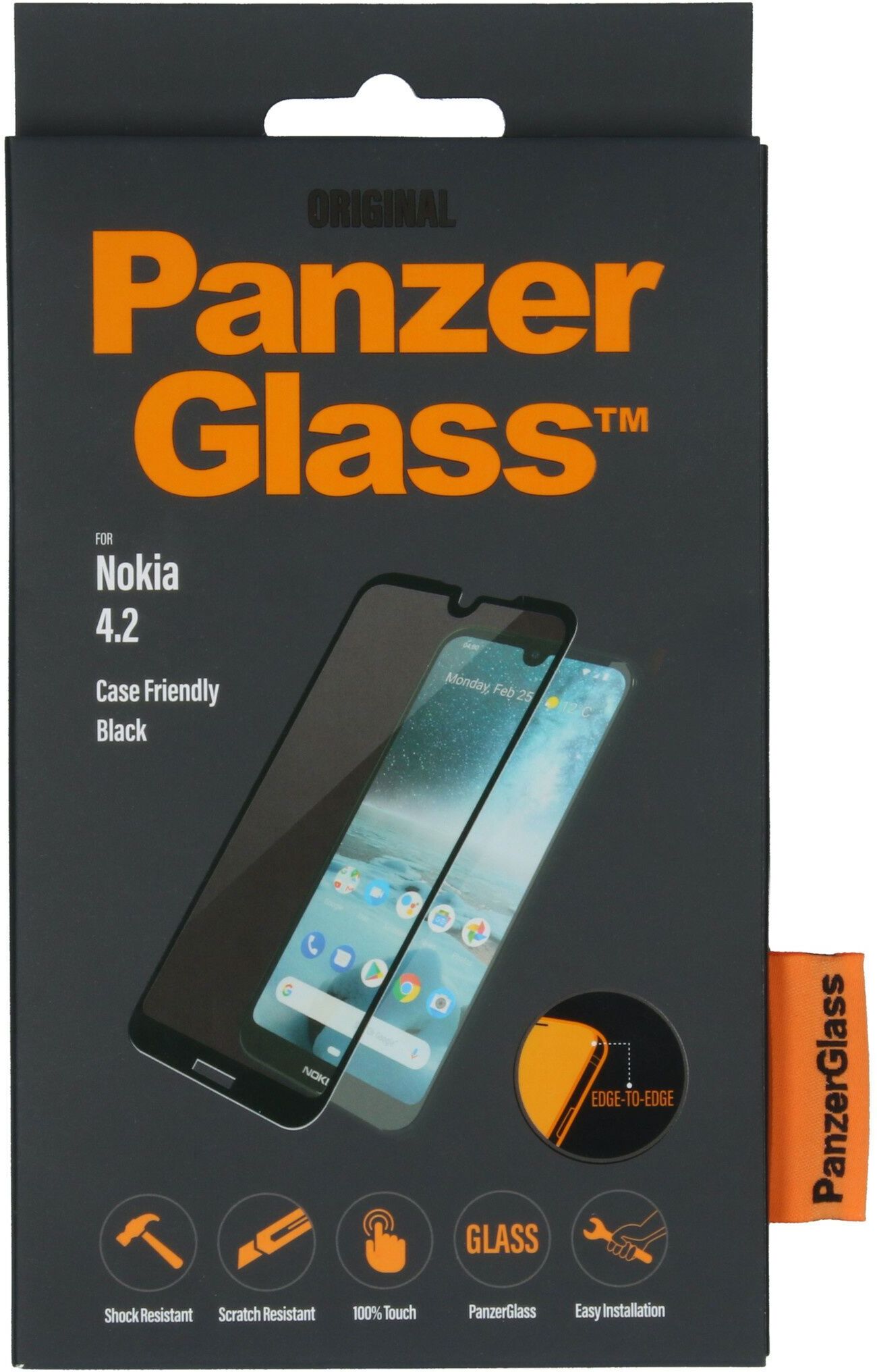 Protecteur d’écran Nokia   PanzerGlass™   Nokia 4.2   Clear Glass - Refurbished