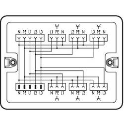WAGO 899-681/100-000 Verteiler-Box 899 25 A Weiß 1 St.