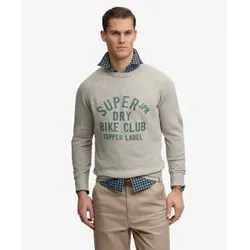Superdry für Herren. M2014474A Merchant Sweatshirt grau (XXL), Lässig, Baumwolle