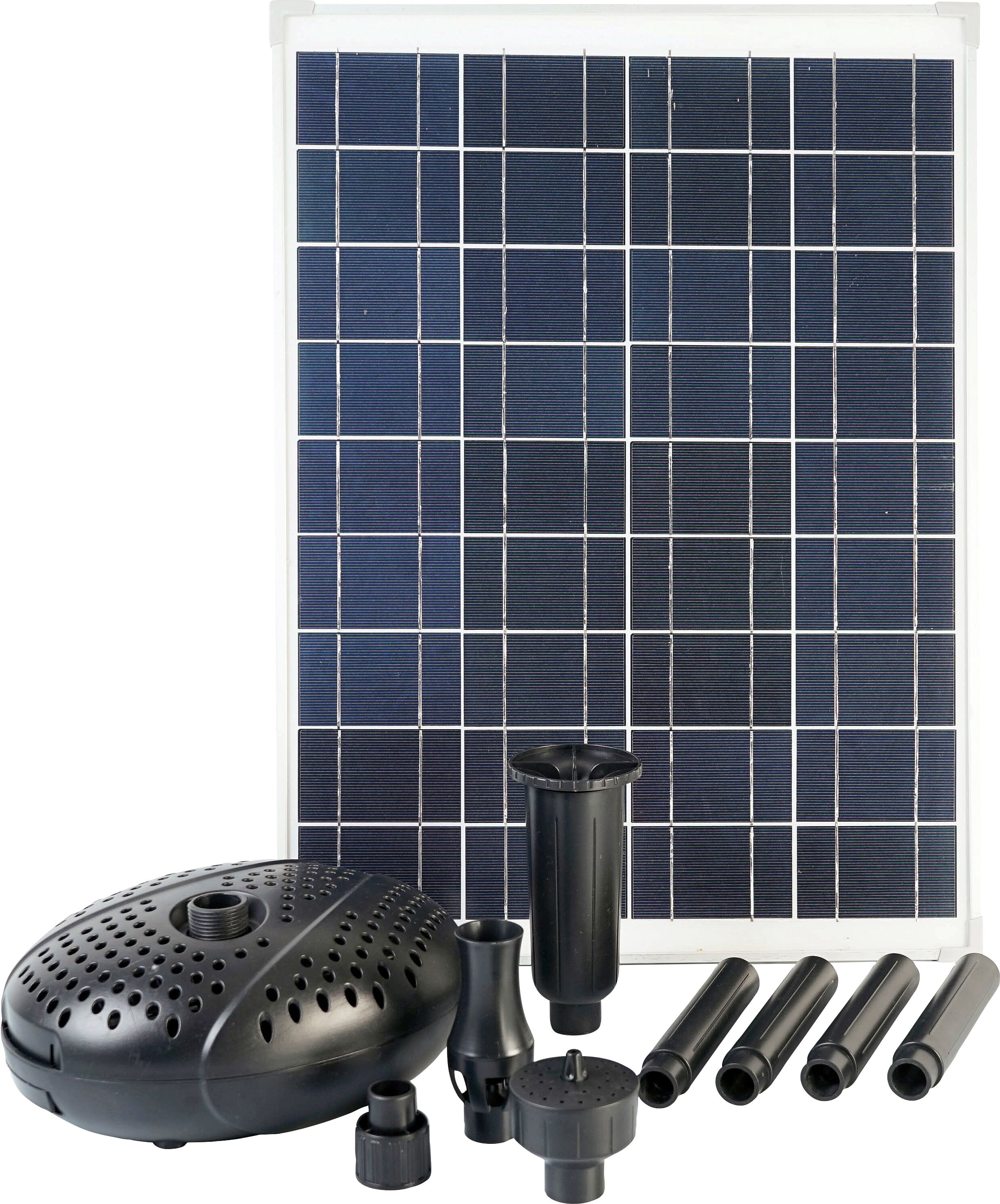 Solarpumpe UBBINK "SolarMax 2500", schwarz, B:45,5cm H:62cm L:2cm, Pumpen, Solarpumpe, 2480 l/h