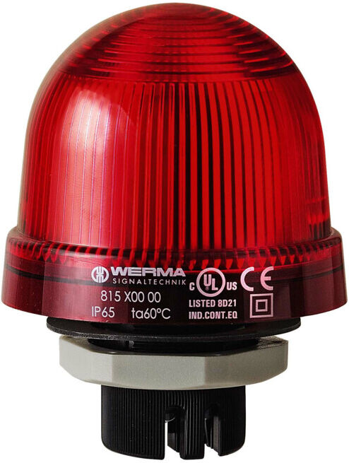 Werma Lampe permanente 12-240V rouge 81510000 (815.100.00)