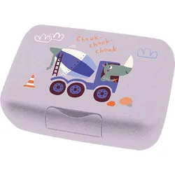 Koziol Candy L Box Lunchbox / Brotdose mit Trennschale grey trucks