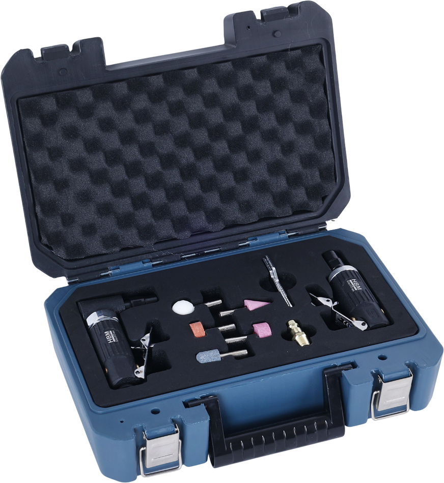 HBM coffret de meuleuses pneumatiques droite et d’angle