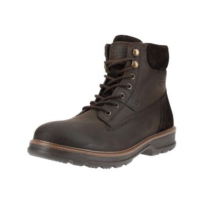 Schnürstiefelette CAMEL ACTIVE "camel active Stiefelette Leder", Damen, Gr. 41, braun (schoko), Leder, Schuhe Schnürstiefelette