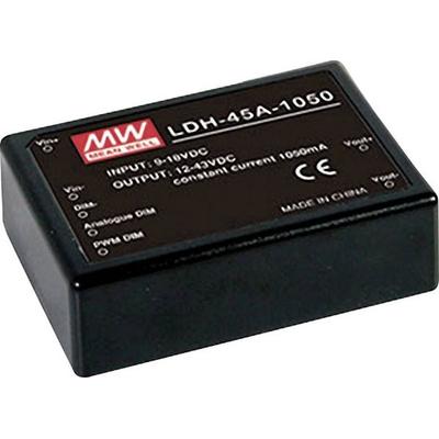 Mean Well LDH-45B-1050W DC/DC-Wandler, Print 45.15W Anzahl Ausgänge: 1 x Inhalt 1St.