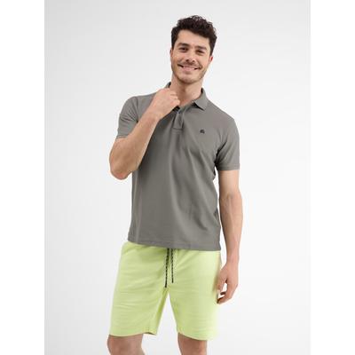 Poloshirt LERROS "Poloshirt mit COOL & DRY Funktion in Piqué-Qualität", Herren, Gr. M, basalt grau, 60% Baumwolle, 40% Polyester, ohne Ausschnitt, Shirts, Atmungsaktiver Baumwollmix, Feine Piqué-Qualität, Zeitloser Polo-Style