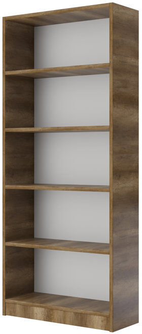 Latitude Run Aeriella 185.5 cm H x 80 cm W Standard Bookcase Oak