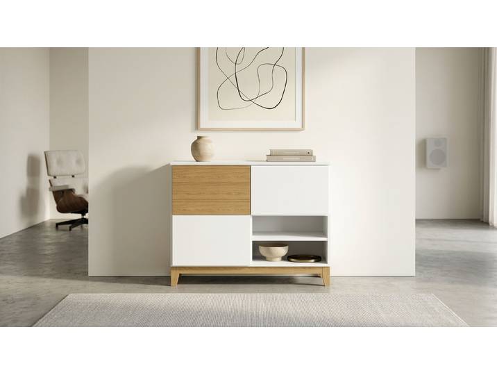 TV-Schrank MDF Beschichtet MDF Weiß matt