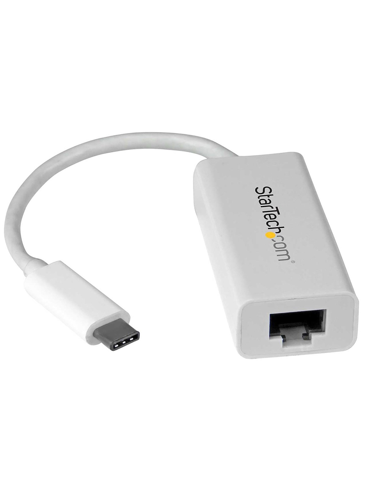 StarTech.com US1GC30W USB-C to Gigabit Ethernet Adapter White Thunderbolt 3 Compatible
