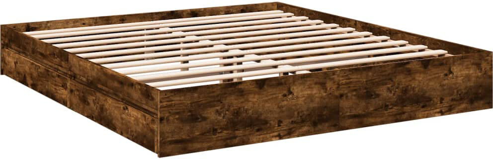 Alpen Home Greger Bed Smoked Oak 180 x 200cm