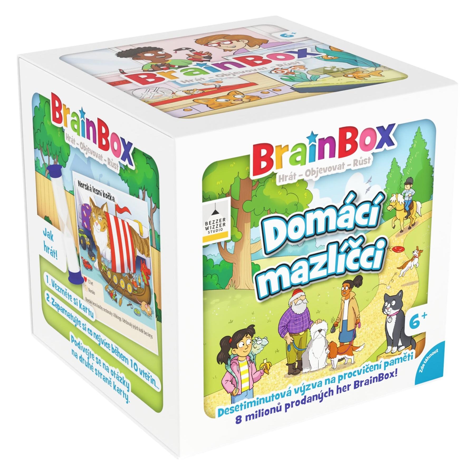ADC Blackfire Asmodee BrainBox - Haustiere / Spieldauer: 10 Minuten / Spielerzahl: 1+ / ab 6 Jahren (ASBRBN13CZ)