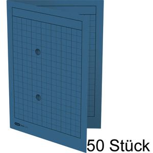 Elba 35461 BL Umlaufmappe Karton A4 blau, 50 Stück