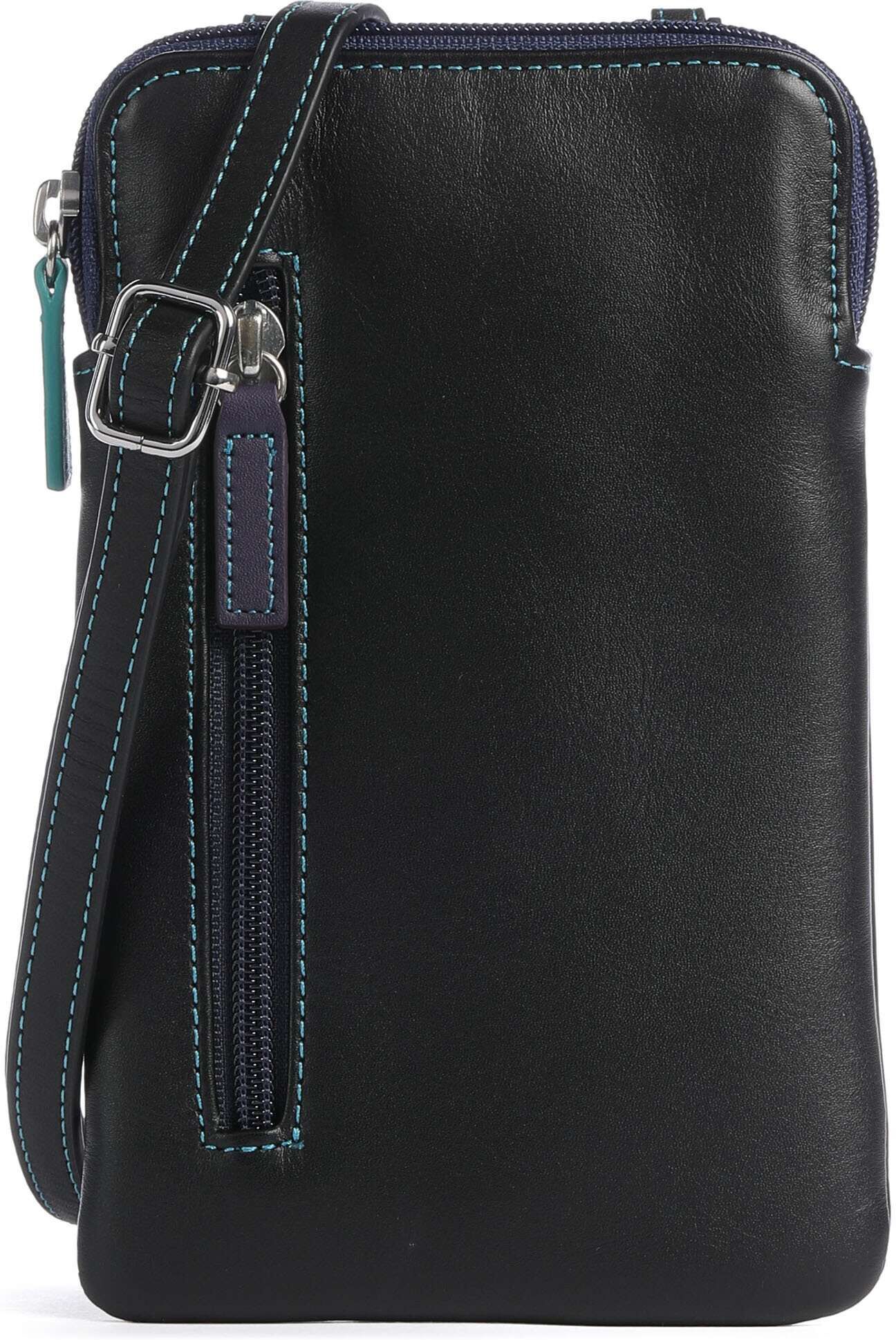 Mywalit Handytasche aus Leder, schwarz