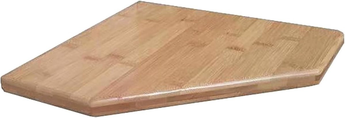 Houten Hoekplank Natuurlijk met Natuurlijke Nerf voor Woonkamer, Slaapkamer, Keuken of Badkamer