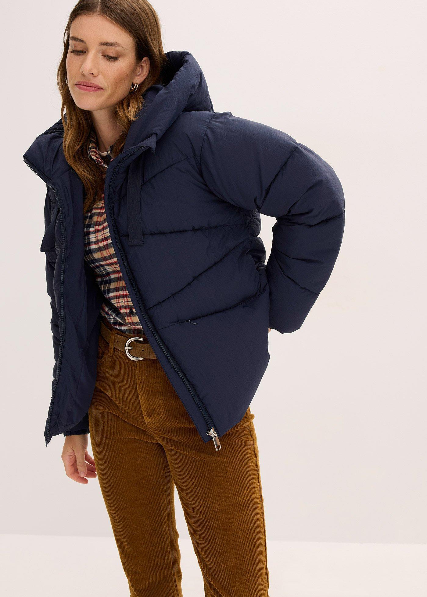 bonprix Wasserabweisende Steppjacke, blau, Gr.38, Wasserabweisende Steppjacke
