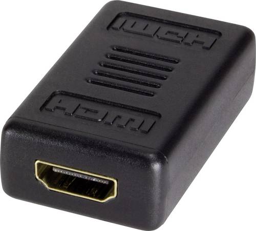 LogiLink AH0006 HDMI Adapter [1x HDMI-Buchse - 1x HDMI-Buchse] Schwarz