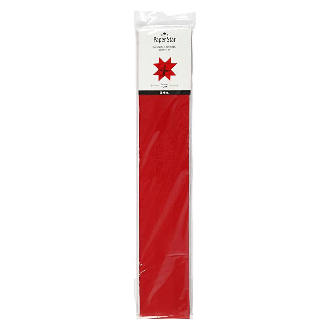 Creativ Company Paper Star Strips (100x) (5707167429327)