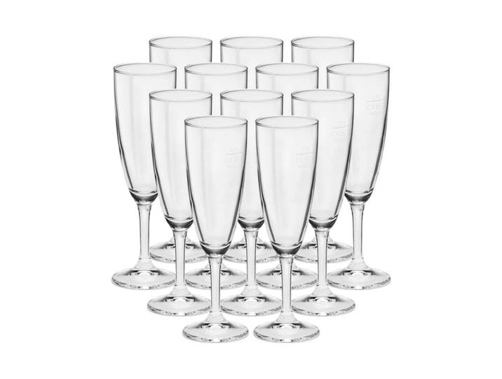 SEKTKELCHE GEEICHT Prosecco transparent 0,1 l 12er Set
