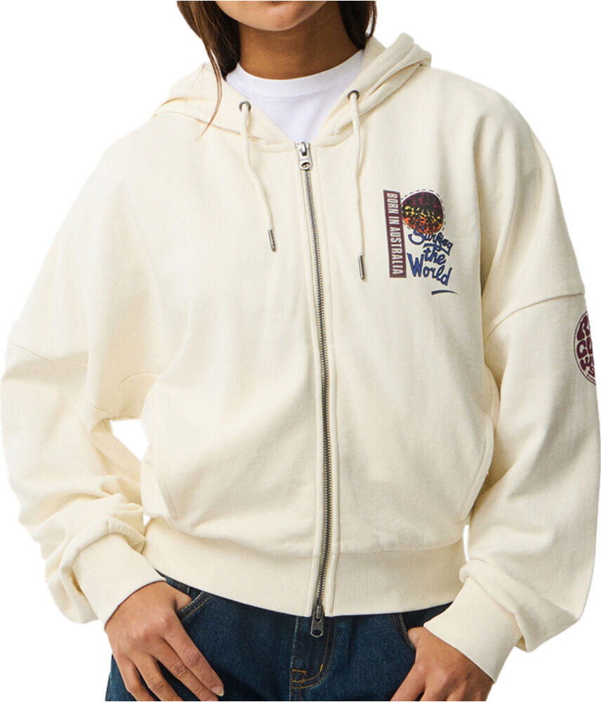 Rip Curl surf the world sudadera mujer Blanco (XS)