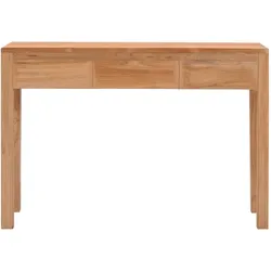 vidaXL Konsolentisch 110x35x75 cm Massivholz Teak