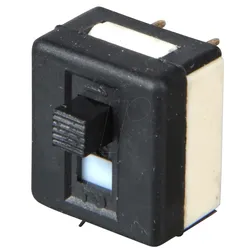 SS 25449 NH - Schiebeschalter, gerade, RM5,08 - 2x Ein - Aus - Ein