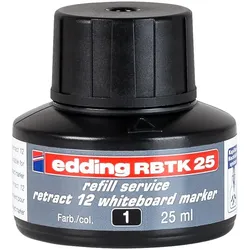 edding Whiteboardmarker retract 12 RBTK 25 Nachfülltinte schwarz 25 ml