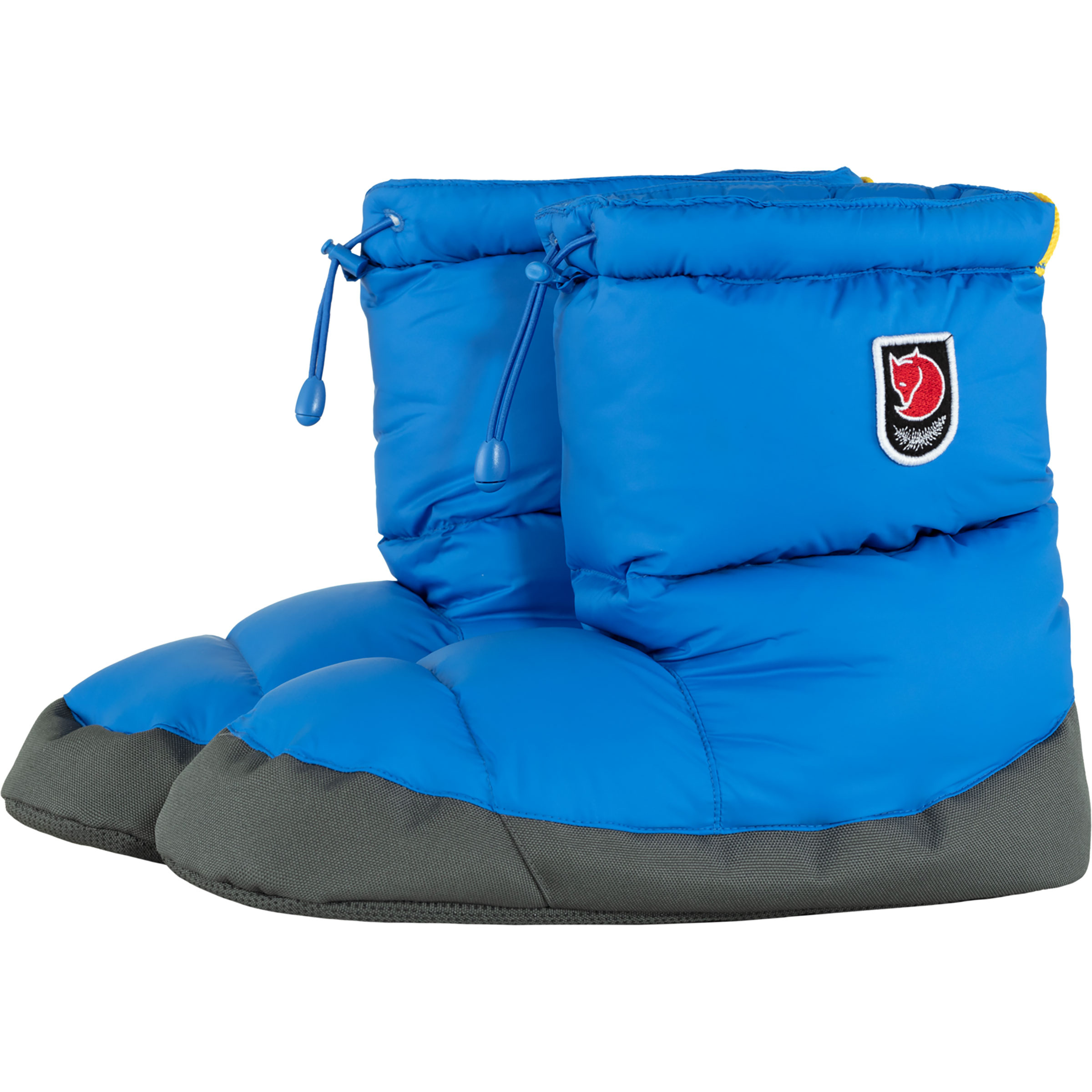 Fjällräven Expedition Down Hausschuhe Hüttenschuhe blau Größe S Camping Wasserabweisend