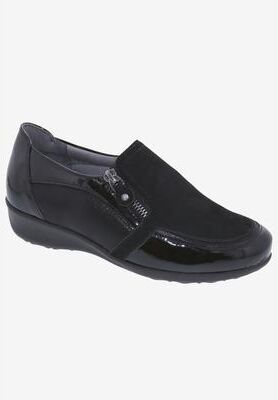 Women's Drew Padua Flats by Drew in Black Combo (Size 8 M)
