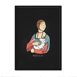 POSTER Katzen A4 Rahmenlos