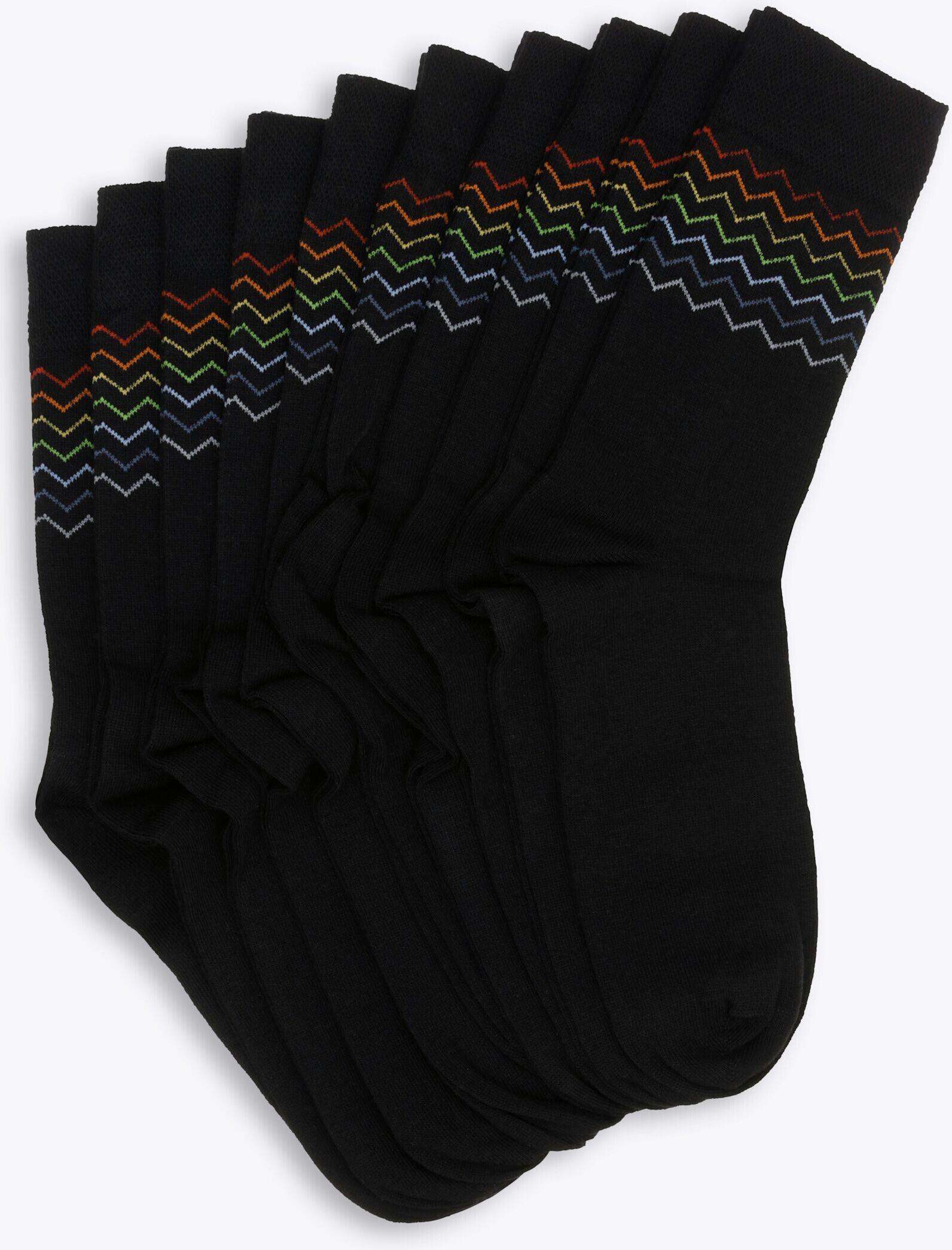 Socken WITT "Socken Socken 10 Paar", Damen, Gr. 43-46, N-Gr, schwarz, Socken Socken
