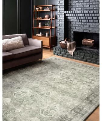 Alexander Home Juliet Ultra-Soft Distressed Persian Border Rug