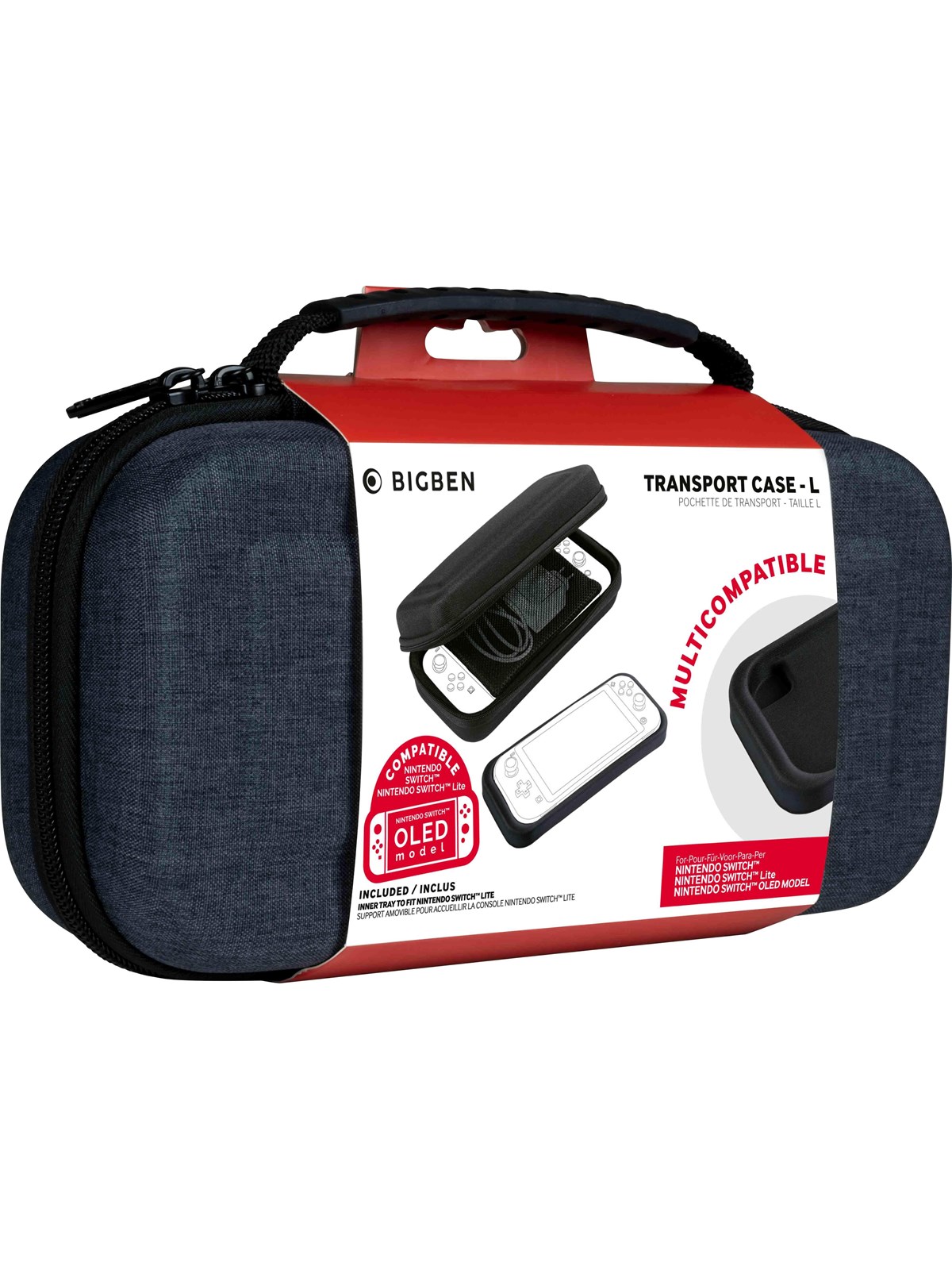 BigBen Interactive Protective Case Grey - Bag - Nintendo Switch