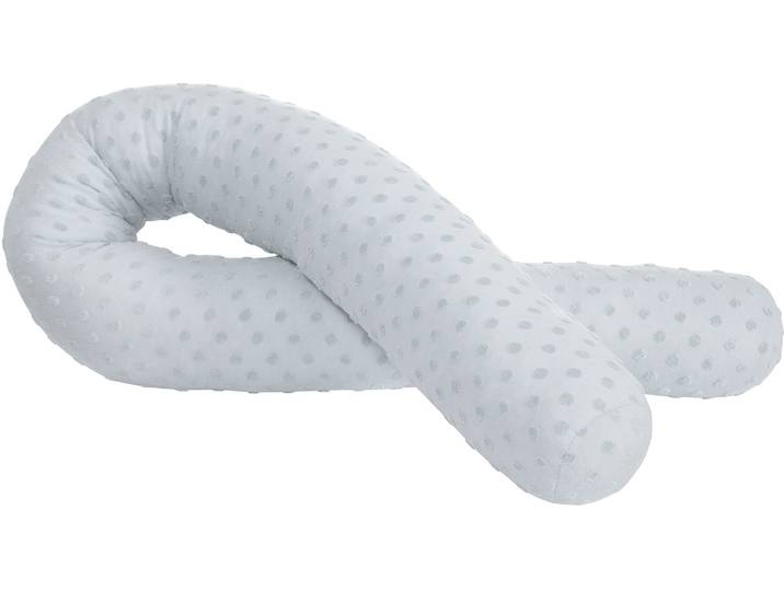 Nestchenschlange ROBA Lil Planet, hellblau/sky , blau (hellblau, sky), Obermaterial: 80% Baumwolle, 20% Polyester. Füllung: 100% Polyester, Bettnestchen, Nestchenschlange, GOTS made with organic materials, zertifiziert durch BCS 36081